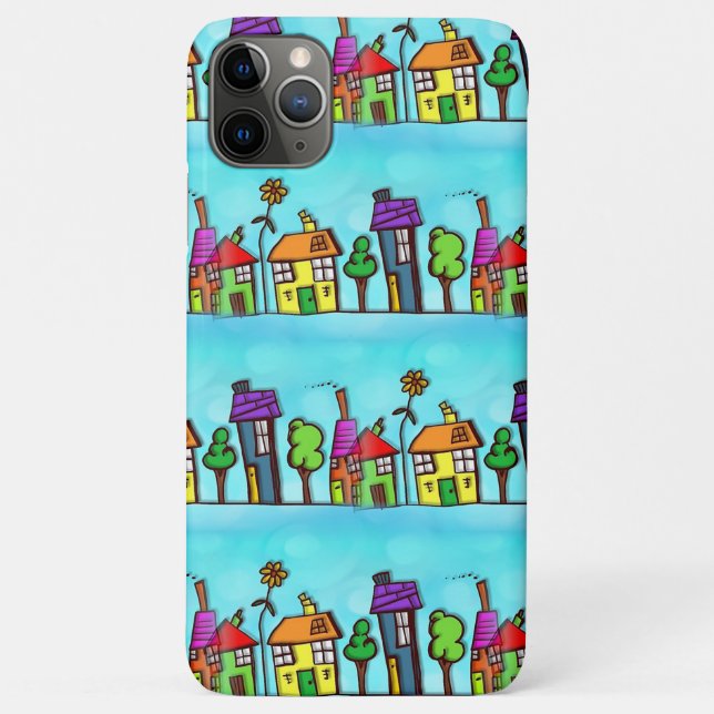 Cute  Blue Real Estate Agent  Case-Mate iPhone Case (Back)