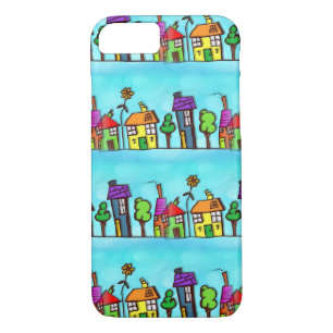 Cute Blue Real Estate Agent iPhone 8/7 Case