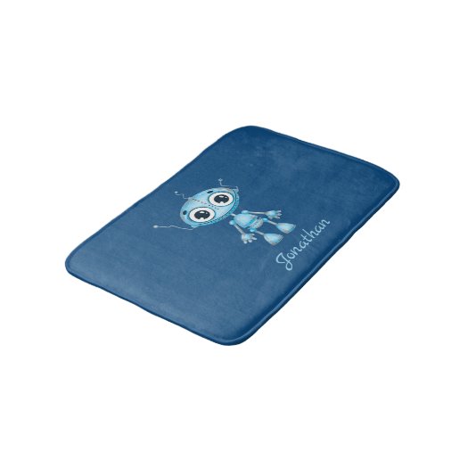 Cute Blue Robot Baby Boy Nursery Kid's Room