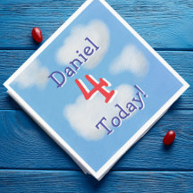 Cute Blue Sky kids Birthday 