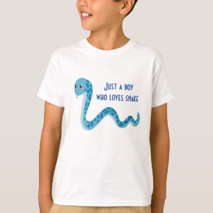 Cute Blue Snake t-Shirt for kids