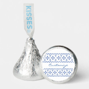 Cute Blue Snowflakes Pattern Thunder_Cove Hershey®'s Kisses®