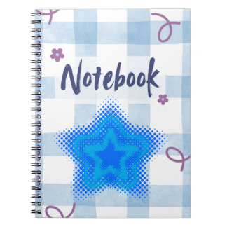 Cute Blue Star Notebook ⭐💙✨