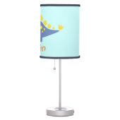 Cute Blue Stegosaurus Dinosaur For Kids Room Table Lamp (Right)