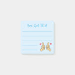 Cute Blue Thumbs Up You Got This Quote Post-it Notes