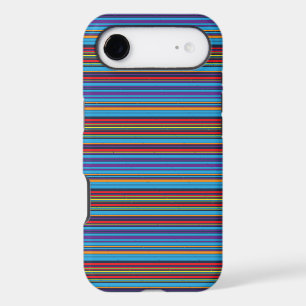 Cute blue violet stripes iPhone 17 air case