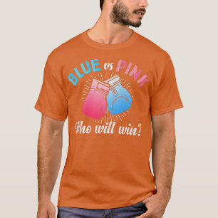 Cute Blue vs Pink Gender Reveal Party Boing Boer T-Shirt