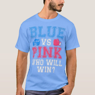 Cute Blue vs Pink Gender Reveal Party Boxing Boxer T-Shirt