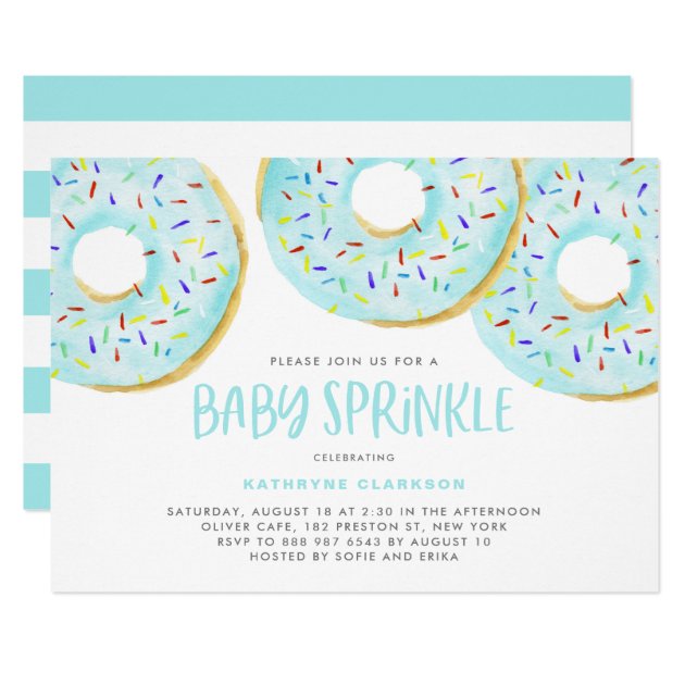 zazzle baby sprinkle invitations