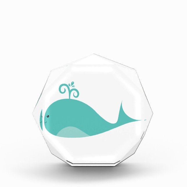 Cute Blue Whale Award (Front)