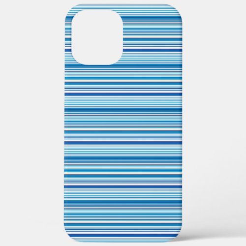 Cute blue white stripes iPhone 12 pro max case