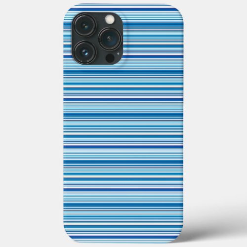 Cute blue white stripes iPhone 13 pro max case
