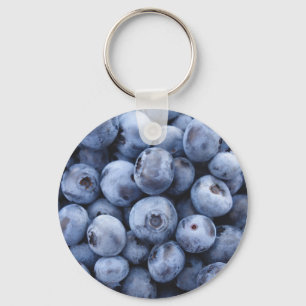Cute Blueberries Keychain