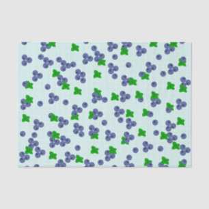 Cute Blueberries Tissue Paper