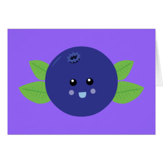 Cute Blueberry Cards