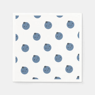 Cute Blueberry Napkins
