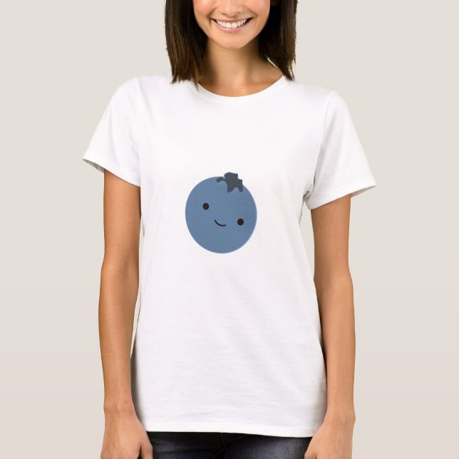 Cute Blueberry T-Shirt (Front)