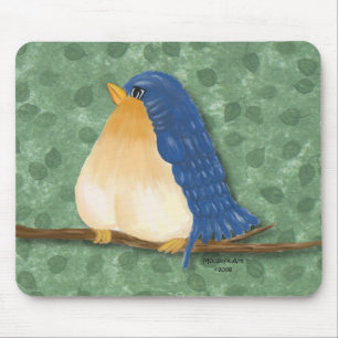 Cute Bluebird Mousepad