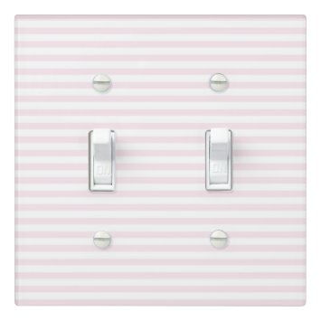 Cute Blush Pink and White Stripes