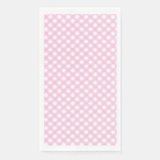 Cute Blush Pink Gingham Pattern 