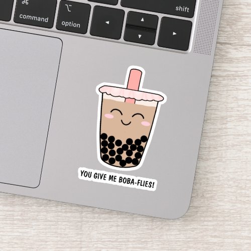 Cute Boba Milk Tea Pun Sticker