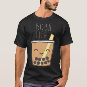 Cute Boba Pearl Tapioca Milk Tea Life T-Shirt