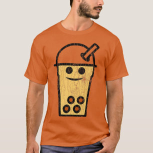 Cute Boba Tea Funny Bubble Milk Graphic  758 T-Shirt