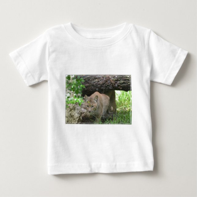 Cute Bobcat Baby T-Shirt (Front)