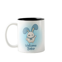 Cute Bobo Bunny Personalized Mug - Kawaii Aestheti
