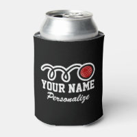 Cute bocce ball cartoon print custom name