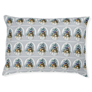 Cute Boerboel Christmas Pet Bed