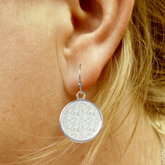Cute Bohemian Style Seamless Leaf Pattern Earrings (Creator Uploaded)