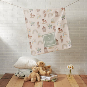 Cute Boho Baby Toys Baby Blanket