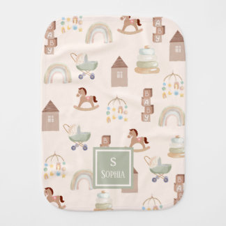 Cute Boho Baby Toys Burp Cloth