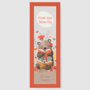 Cute Boho Bear With Quote Bookmarks