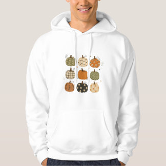 Cute Boho Fall Pumpkins Hoodie