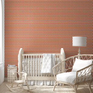 Cute Boho Half Moon Pattern Kids Nursery Room Wallpaper