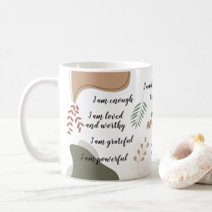 Cute Boho My Daily Reminders Affirmations Mug