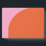 Cute Bold Pink Orange Color Block Arch Unique Envelope<br><div class="desc">Cute Bold Pink Orange Color Block Arch Unique Envelope</div>