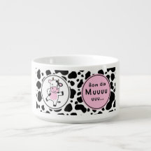 Cute “Bom Dia Muuuuu” Kawaii Cow Design