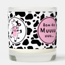 Cute “Bom Dia Muuuuu” Kawaii Cow Design