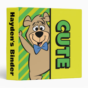 Cute Boo-Boo Bear 3 Ring Binder