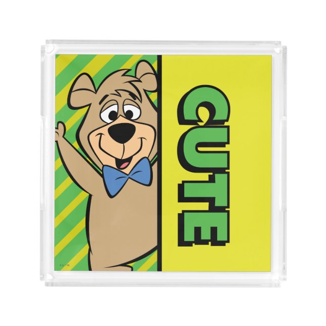 Cute Boo-Boo Bear Acrylic Tray (Front)