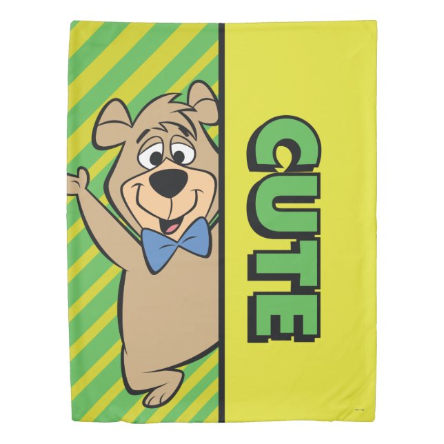 Cute Boo-Boo Bear Duvet Cover (Front)