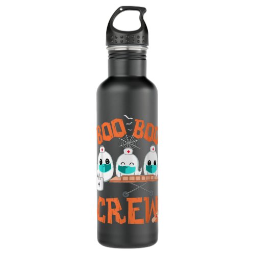 cute boo boo crew ghost doctor paramedic emt nurse stainless steel water bottle