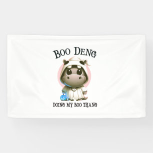 Cute BOO DENG My Moo Thang Halloween Costume Pink  Banner