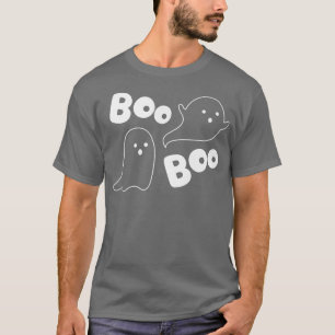 Cute Boo Funny Ghost Boo Crew Halloween Boo Hallow T-Shirt