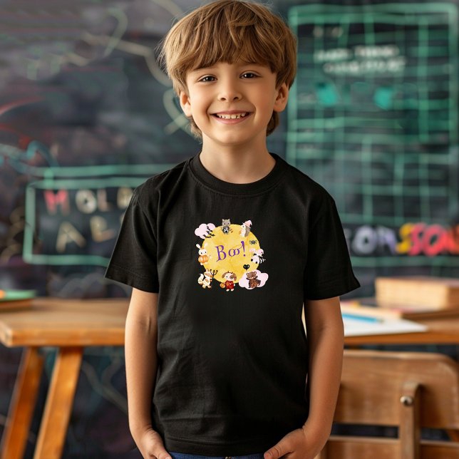 Cute Boo Halloween Boy Costume Party T-Shirt (Creator Uploaded)