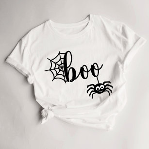 Cute Boo Halloween Womens T-Shirt