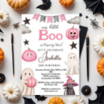 cute boo party pink ghost – Halloween 2nd birthday Invitation<br><div class="desc">Celebrate your little one's spooktacular 2nd birthday with this adorable "Cute Boo" pink ghost party invitation! Featuring soft pastel colors, friendly ghosts, and Halloween charm, this invite is perfect for a not-so-scary celebration full of fun, giggles, and treats. Ideal for toddler girls turning two in October, this sweet design sets...</div>